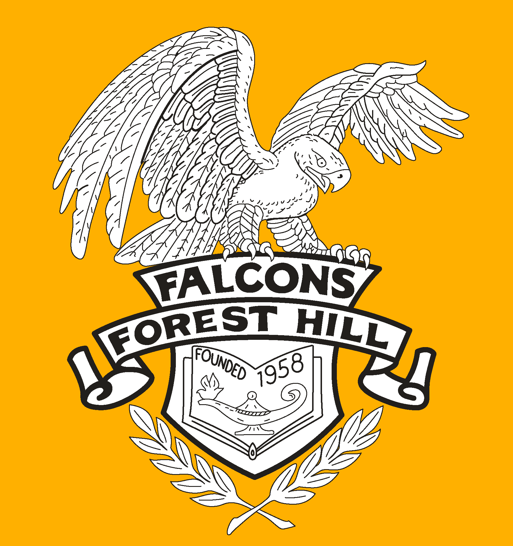Forest Hill Falcons Logo Vector Logo